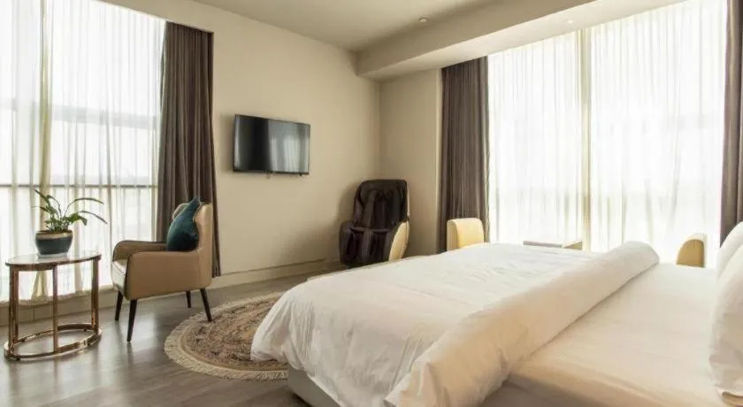 Bed in Jinjiang Metropolo Hotel - Turpan Administration Center