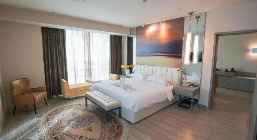 Bed in Jinjiang Metropolo Hotel - Turpan Administration Center