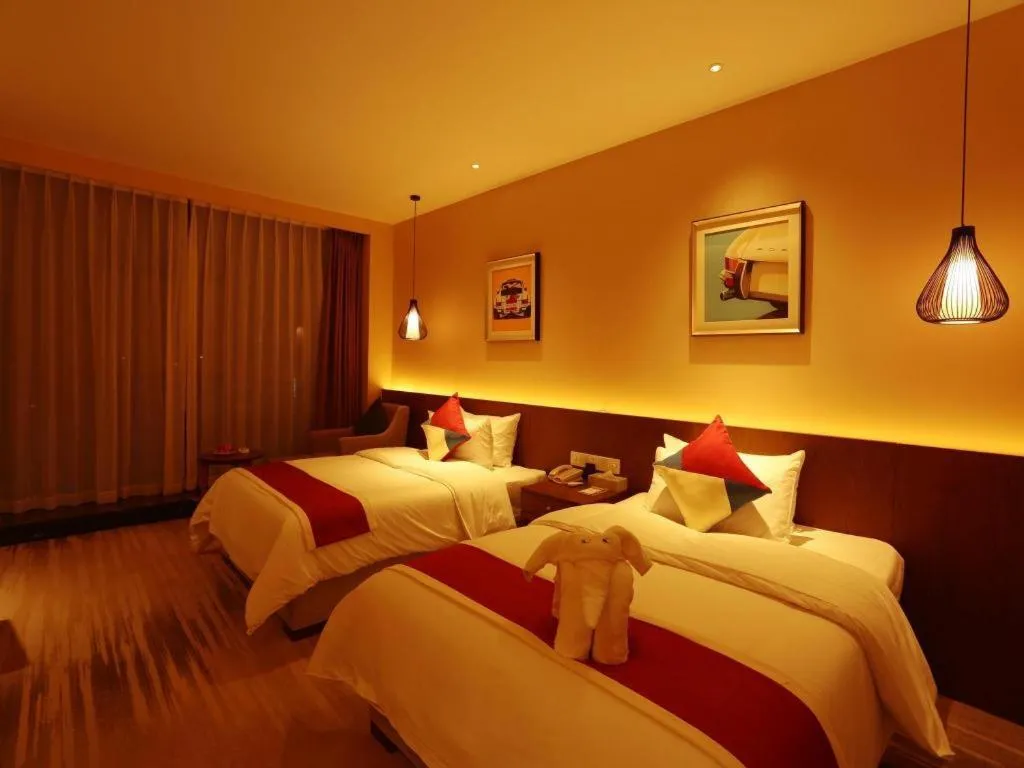 Bed in Hengding Century Hotel Chengdu