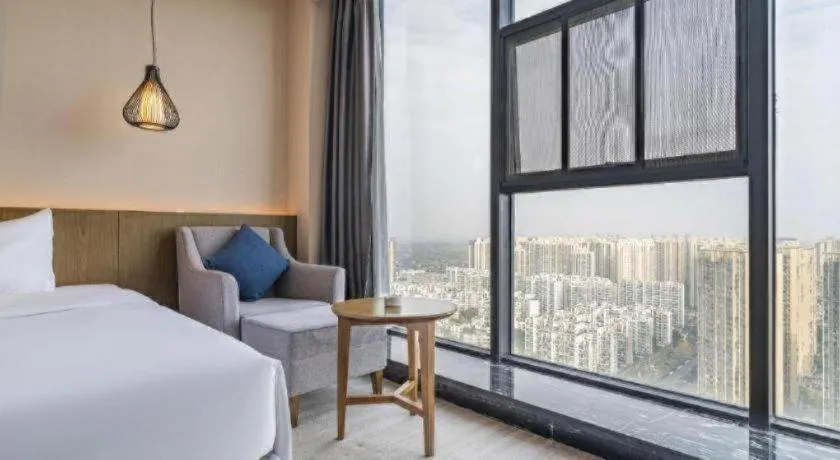 Bed in Hengding Century Hotel Chengdu