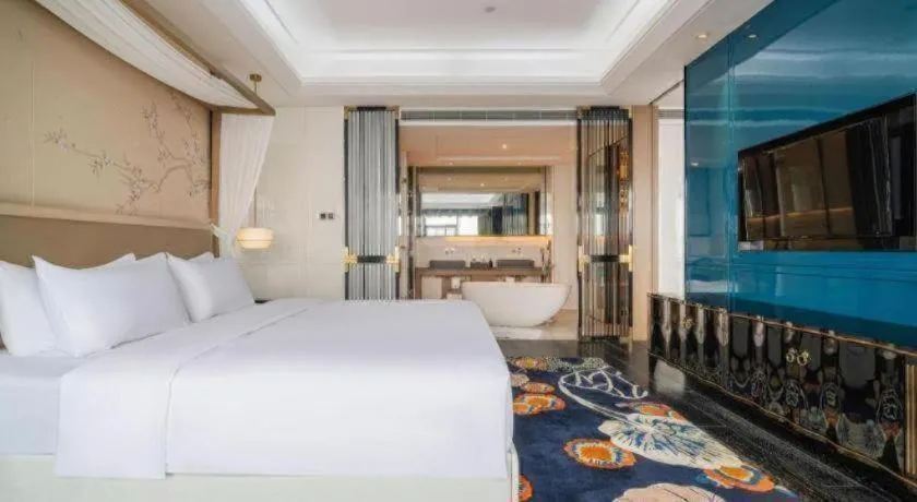 Bed in Hengding Century Hotel Chengdu