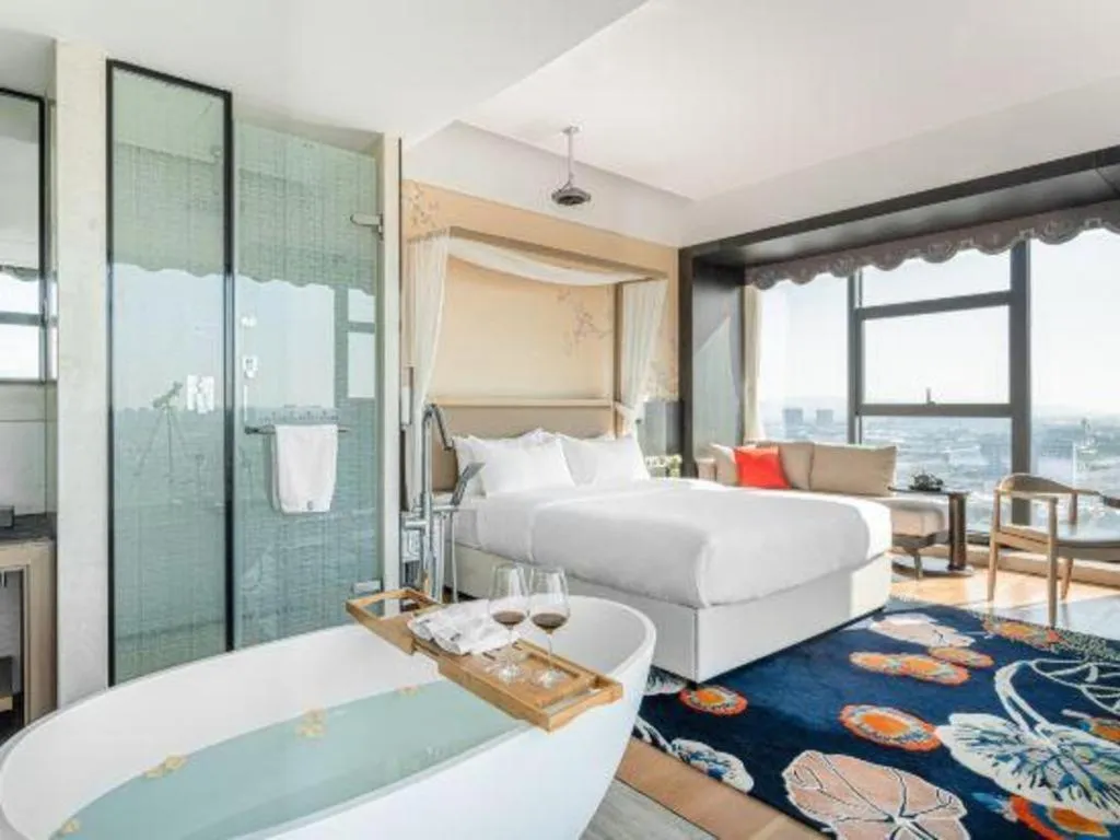 Bed in Hengding Century Hotel Chengdu