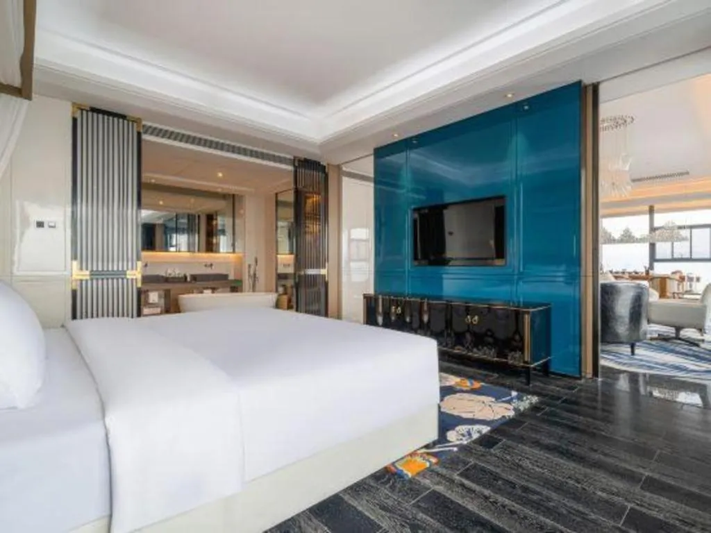 Bed in Hengding Century Hotel Chengdu