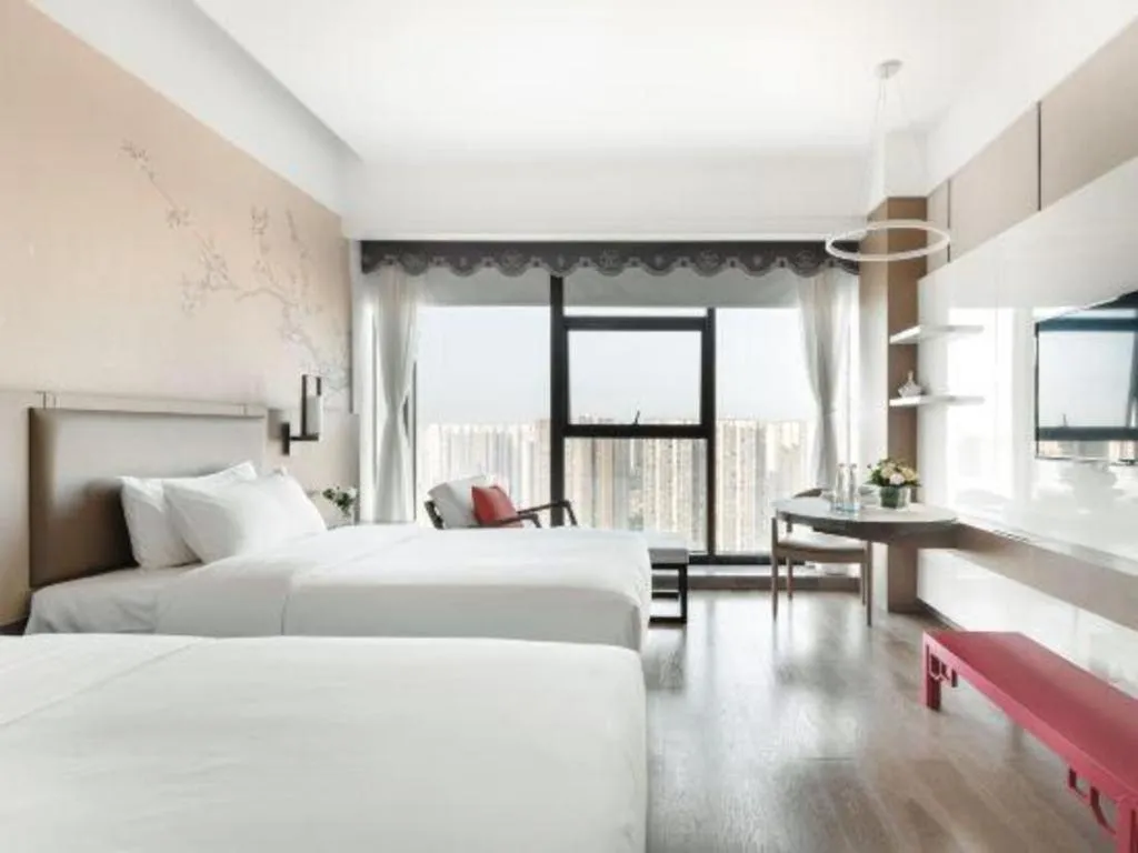 Bed in Hengding Century Hotel Chengdu