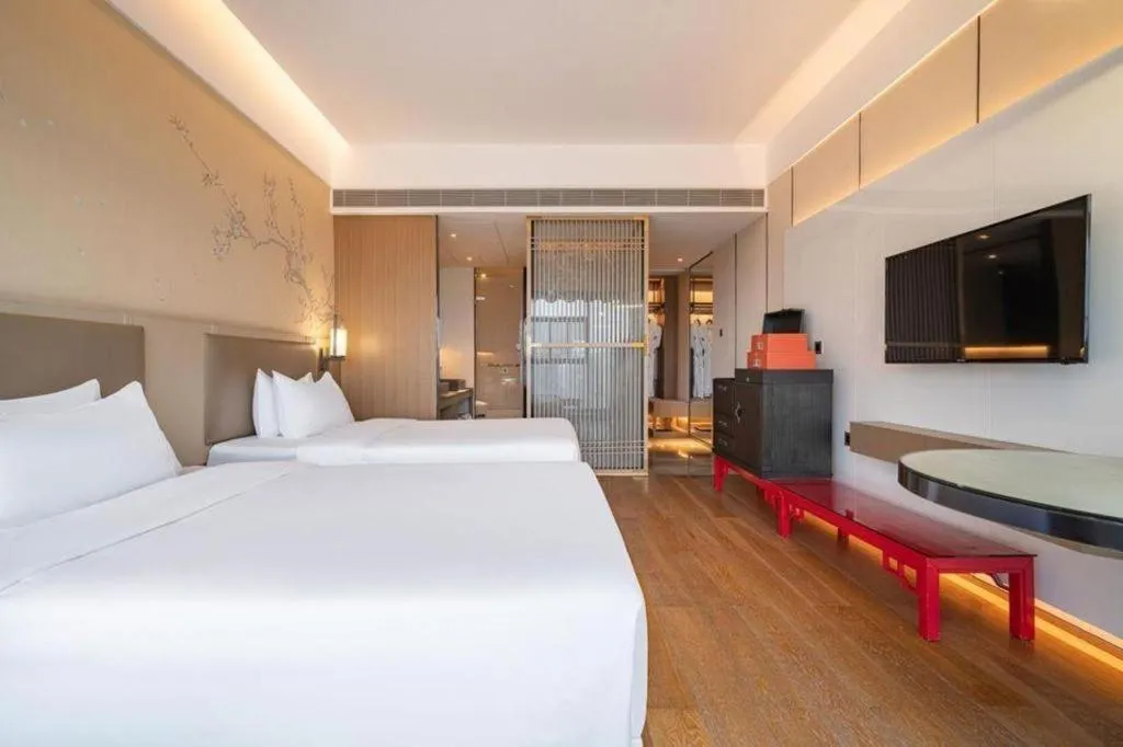 Bed in Hengding Century Hotel Chengdu