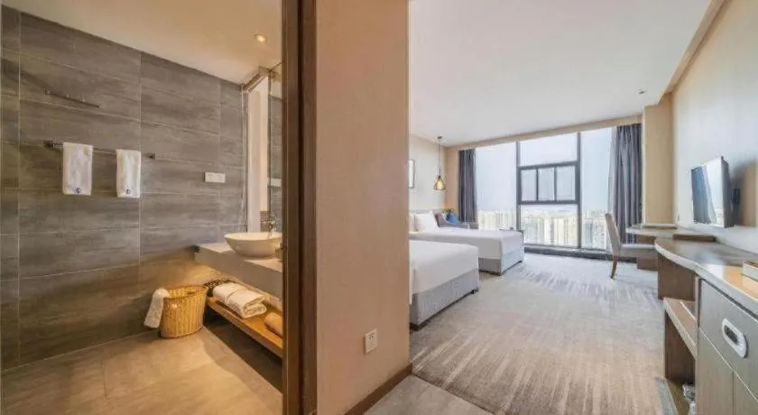 Bed in Hengding Century Hotel Chengdu