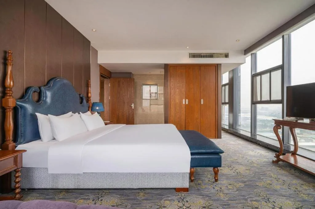 Bed in Hengding Century Hotel Chengdu