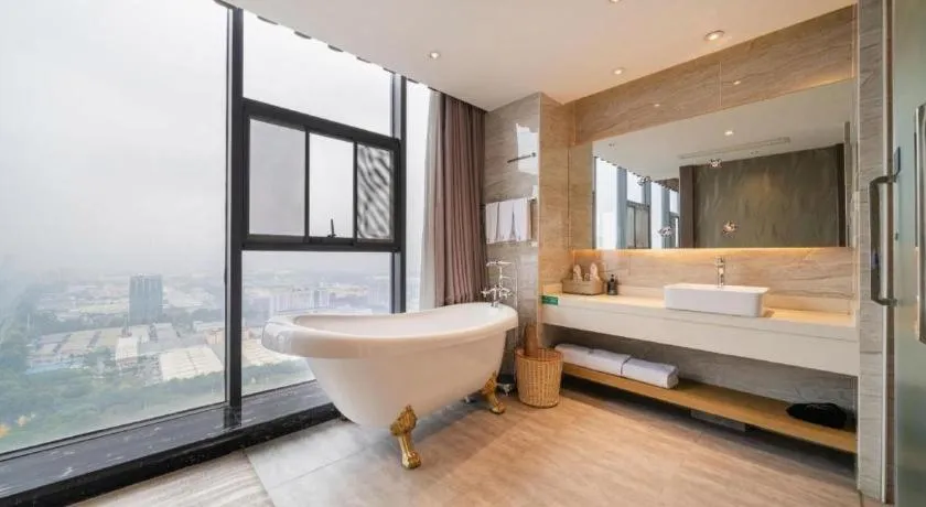 Bed in Hengding Century Hotel Chengdu