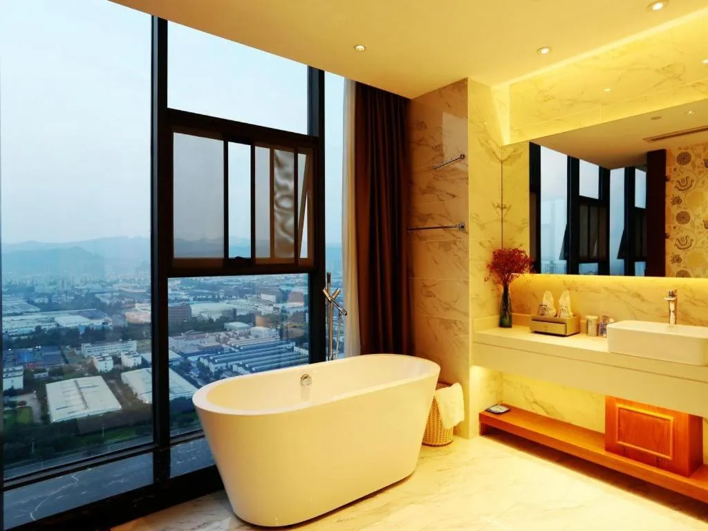 Bed in Hengding Century Hotel Chengdu