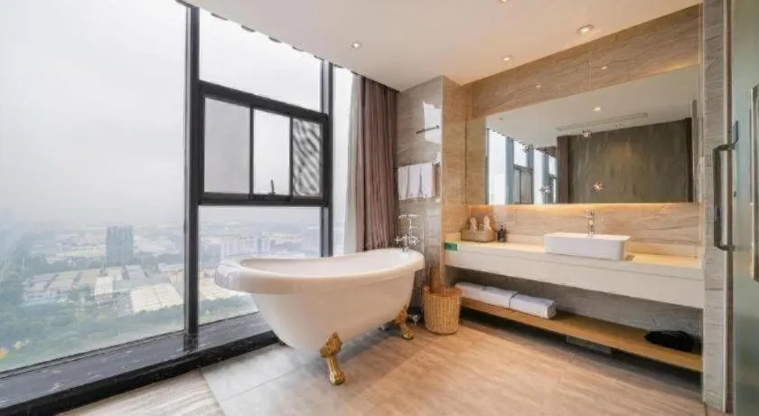 Bed in Hengding Century Hotel Chengdu