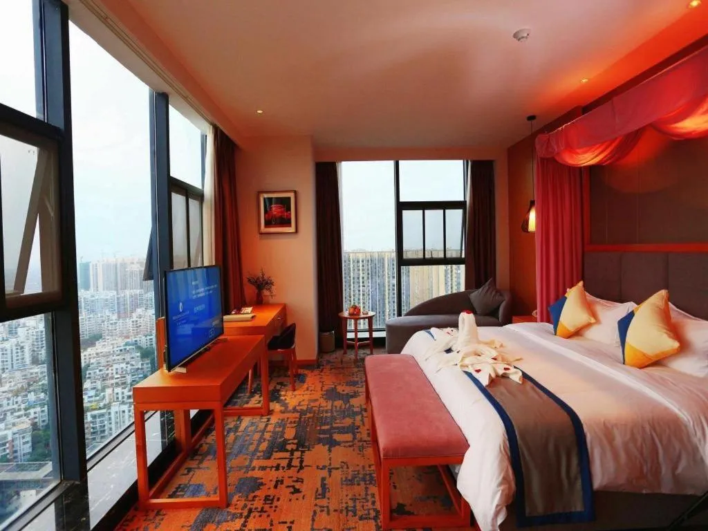 Bed in Hengding Century Hotel Chengdu