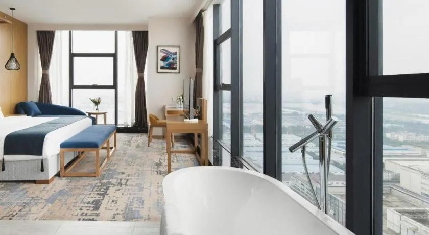 Bed in Hengding Century Hotel Chengdu