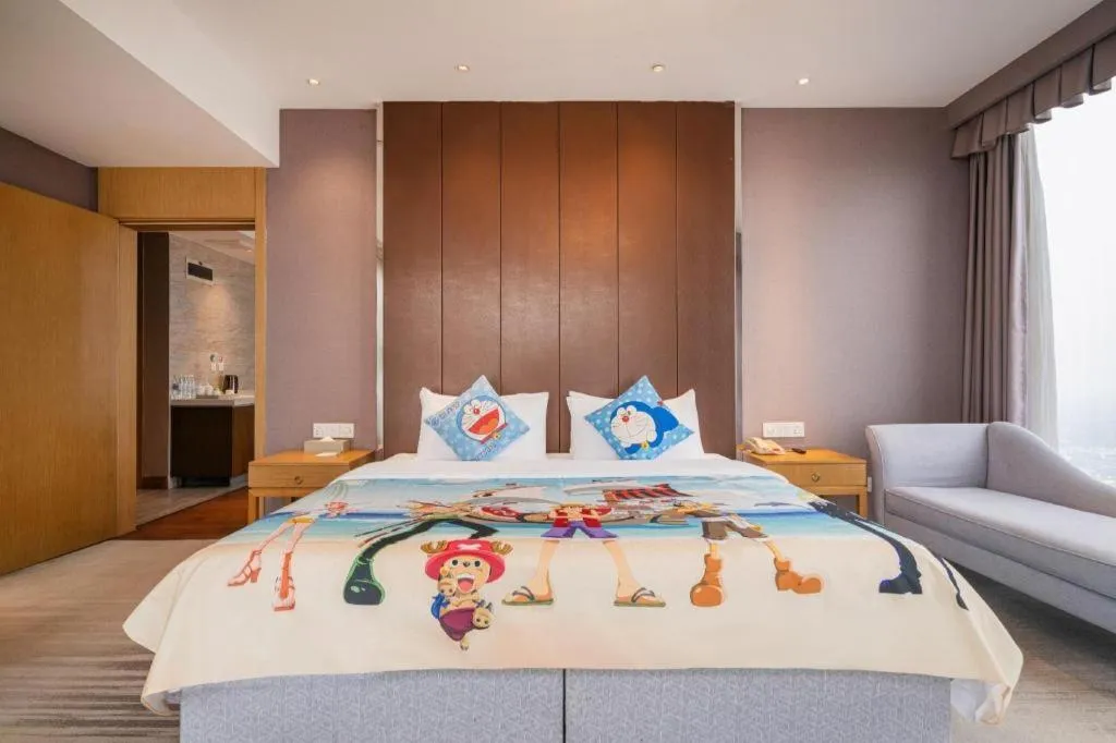 Bed in Hengding Century Hotel Chengdu