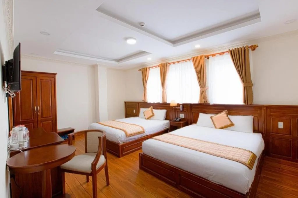 Bed in Thuy Hien Hotel