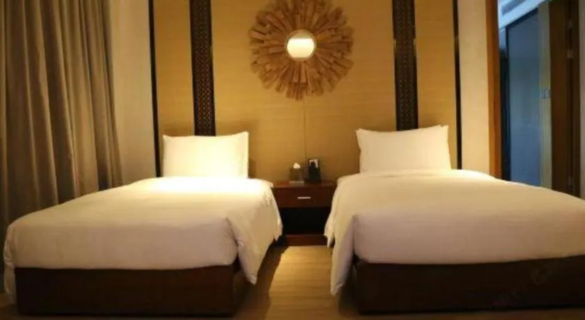 Bed in La Fountain Hotel & Resort Sanya