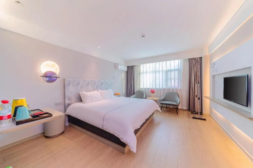 Bed in Magnotel Hotel Huizhou South Station Branch