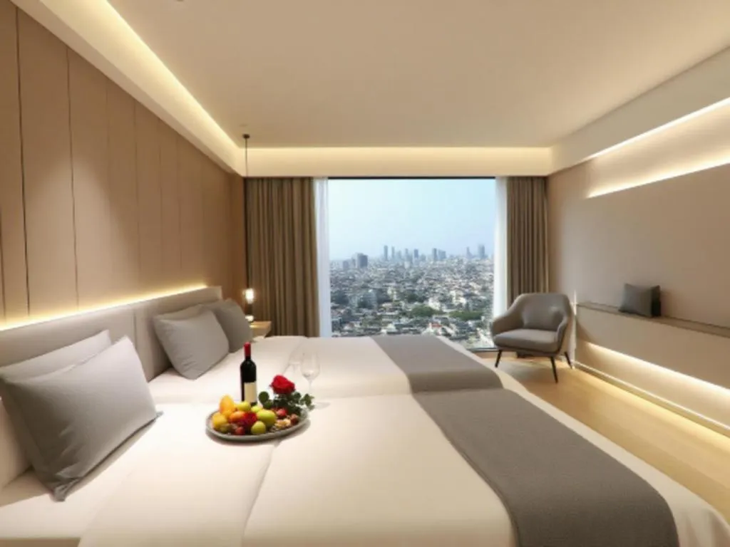 Bed in Magnotel Hotel Huizhou South Station Branch