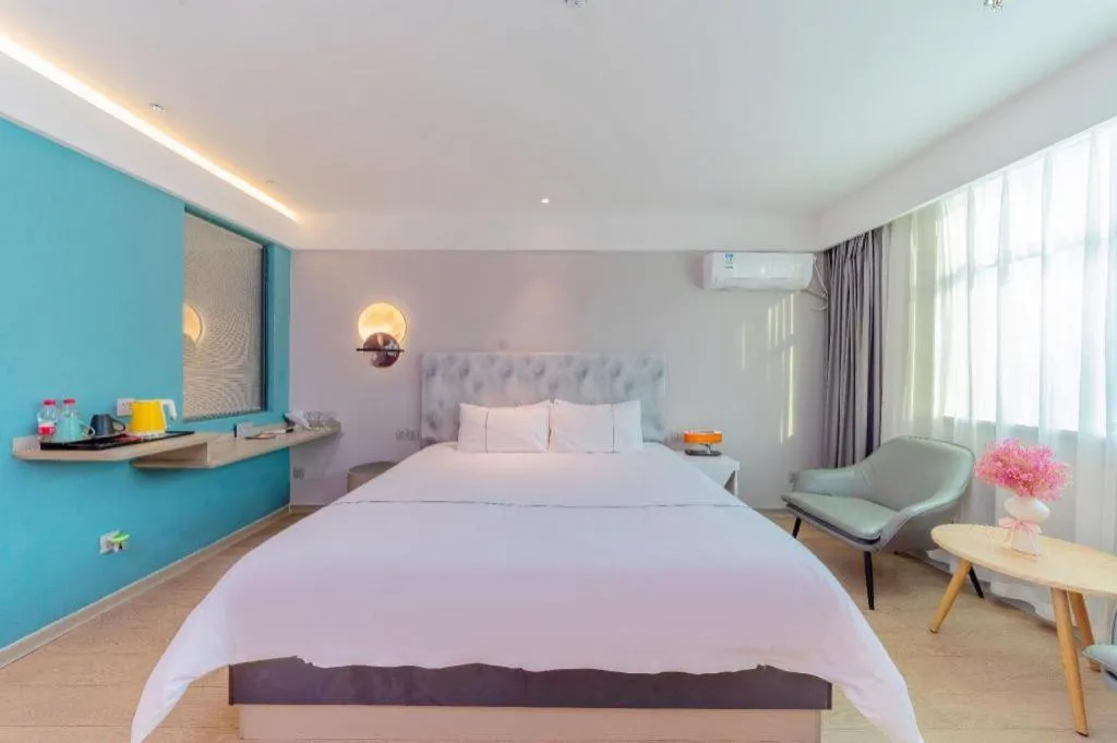 Bed in Magnotel Hotel Huizhou South Station Branch