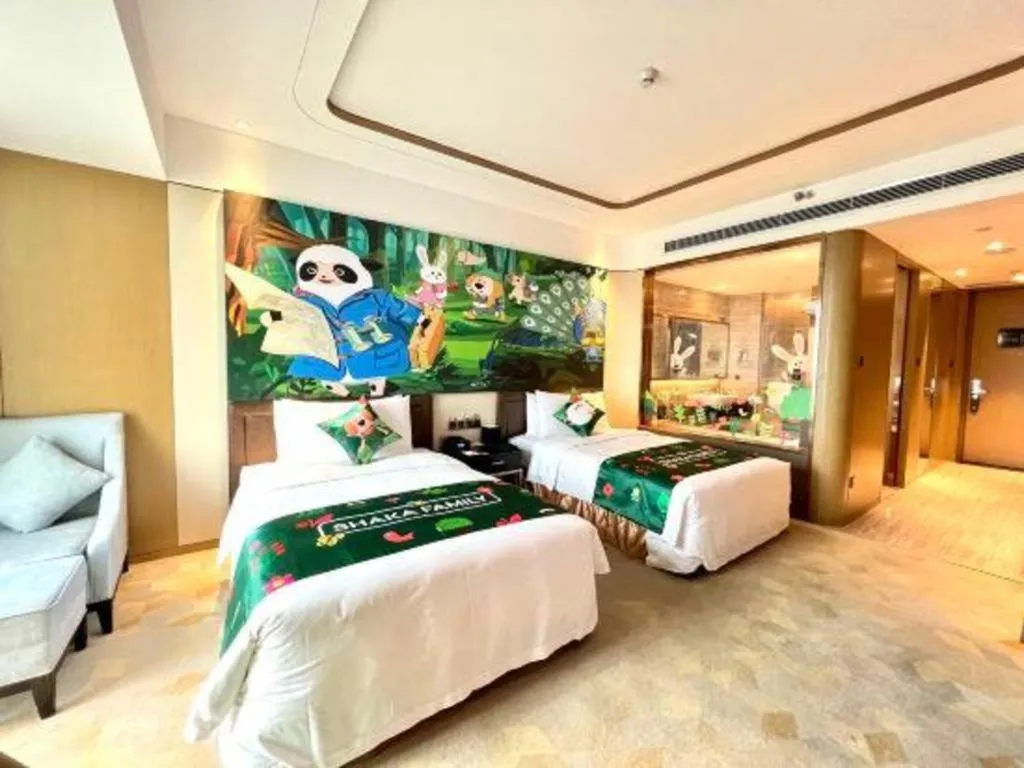 Bed in The QUBE Hotel Jingzhou