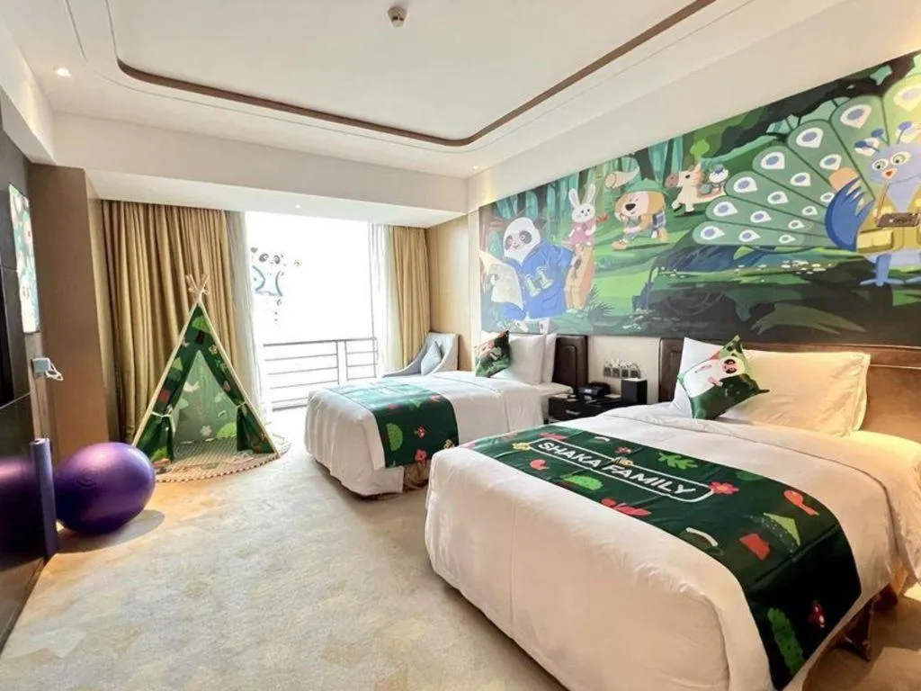Bed in The QUBE Hotel Jingzhou
