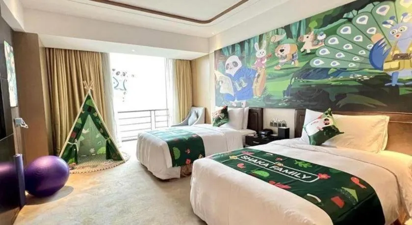 Bed in The QUBE Hotel Jingzhou