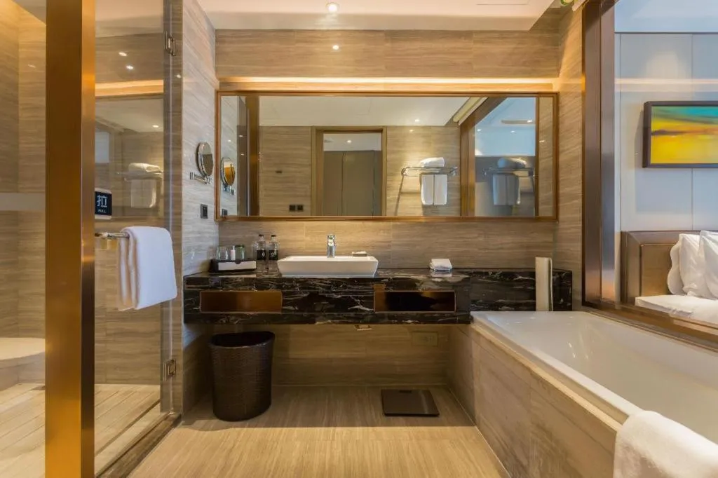 Bed in The QUBE Hotel Jingzhou