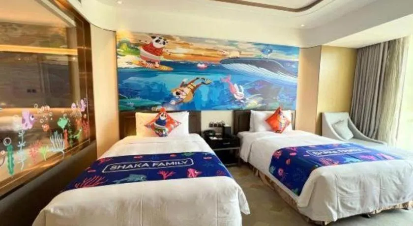 Bed in The QUBE Hotel Jingzhou