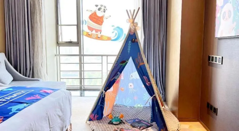 Bed in The QUBE Hotel Jingzhou