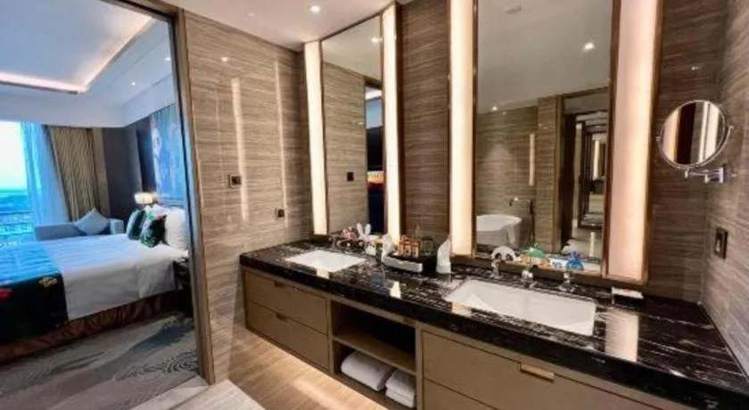 Bed in The QUBE Hotel Jingzhou