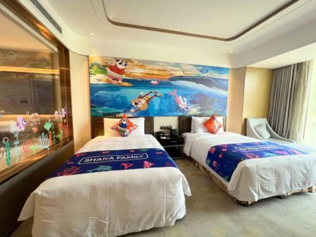Bed in The QUBE Hotel Jingzhou