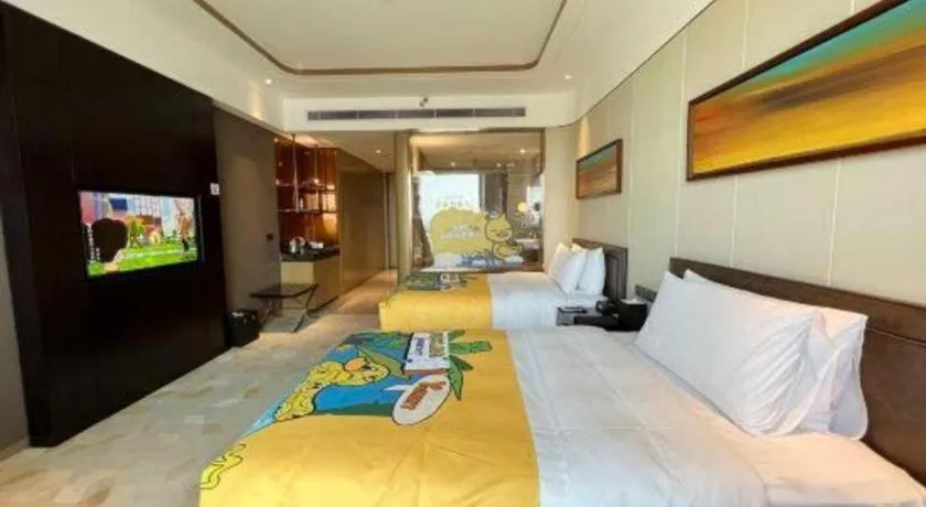 Bed in The QUBE Hotel Jingzhou