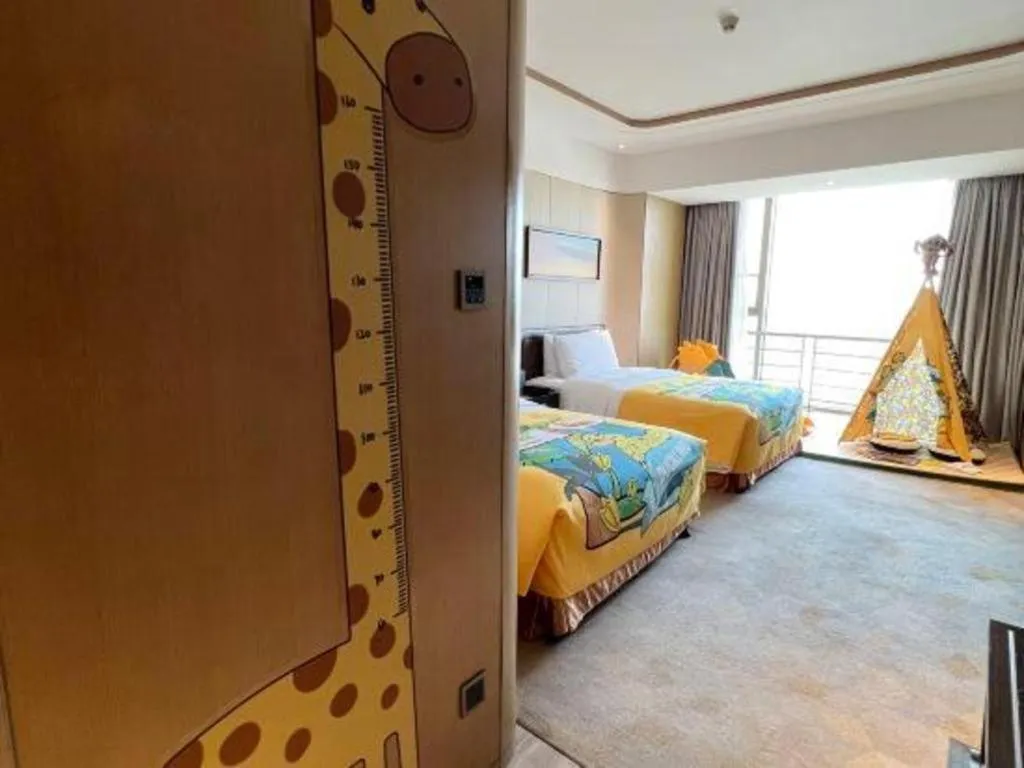 Bed in The QUBE Hotel Jingzhou