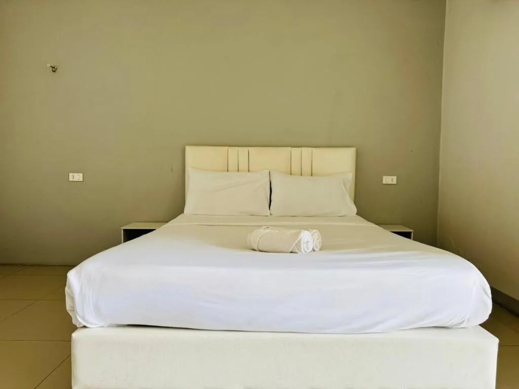 Bed in River Residence Saraburi Hotel