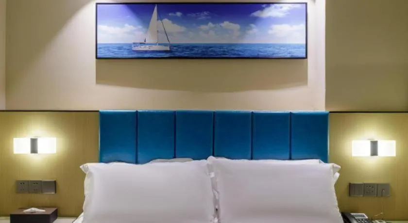 Bed in Jingtu hotel zhanjiang dingsheng plaza store