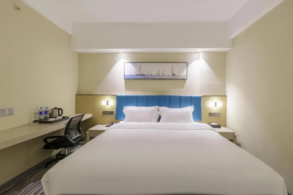 Bed in Jingtu hotel zhanjiang dingsheng plaza store