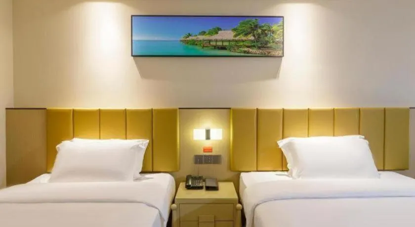 Bed in Jingtu hotel zhanjiang dingsheng plaza store