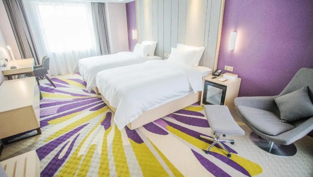 Bed in Lavande Hotels Guangzhou Baiyun Avenue North Metro Station