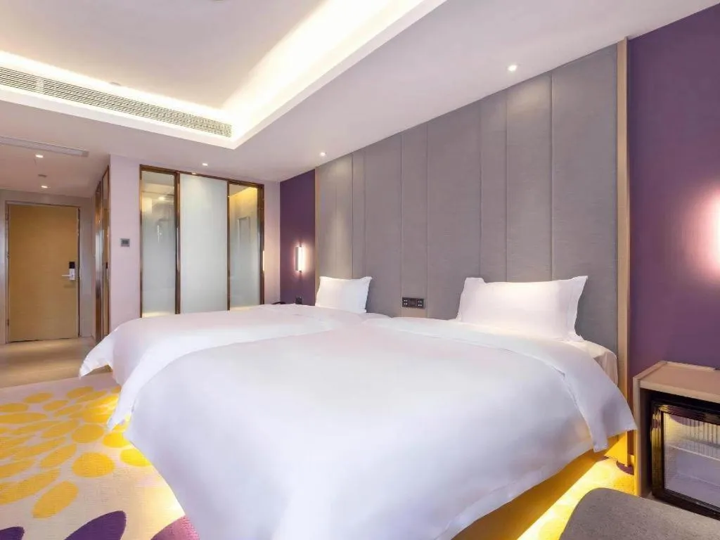 Bed in Lavande Hotels Guangzhou Baiyun Avenue North Metro Station