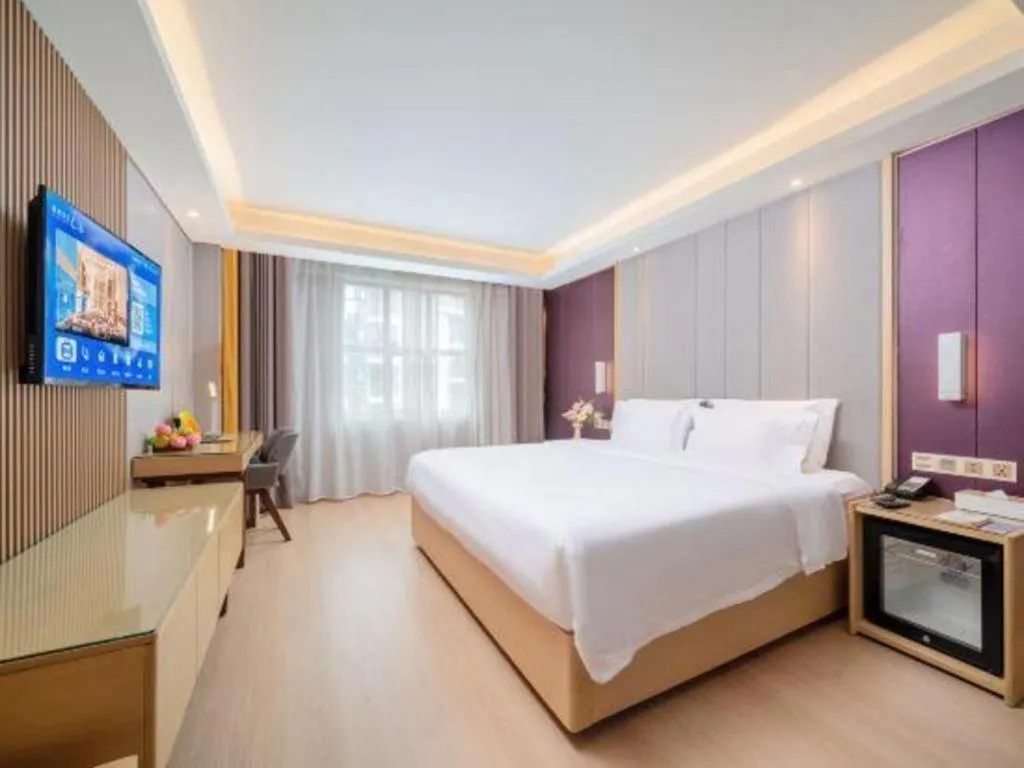 Bed in Lavande Hotels Guangzhou Baiyun Avenue North Metro Station