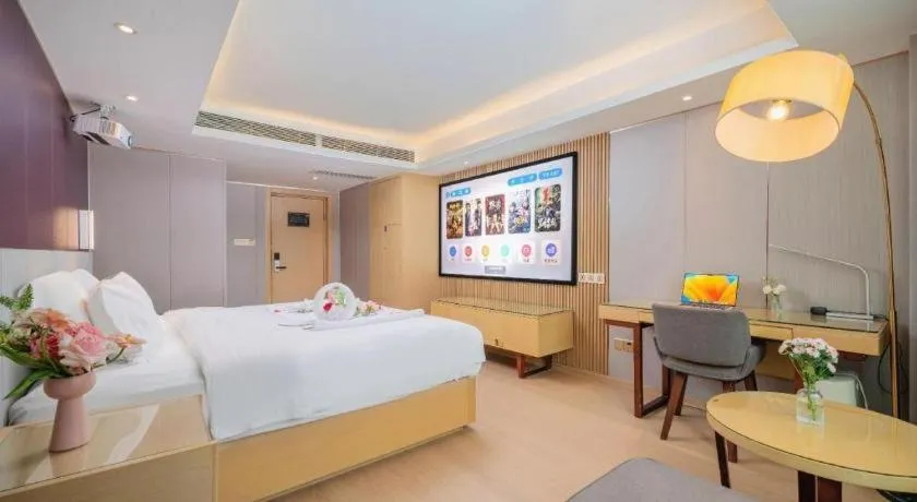Bed in Lavande Hotels Guangzhou Baiyun Avenue North Metro Station