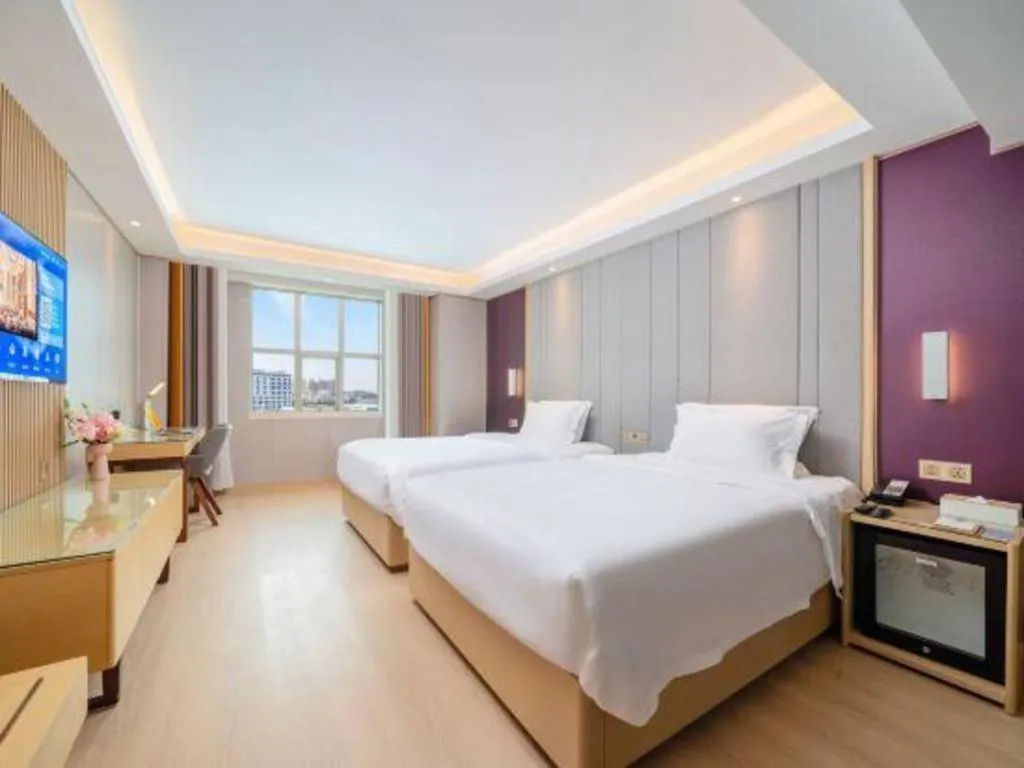 Bed in Lavande Hotels Guangzhou Baiyun Avenue North Metro Station