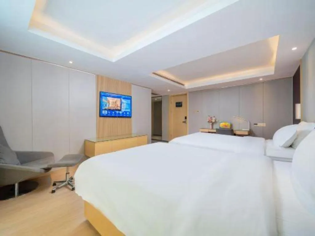 Bed in Lavande Hotels Guangzhou Baiyun Avenue North Metro Station