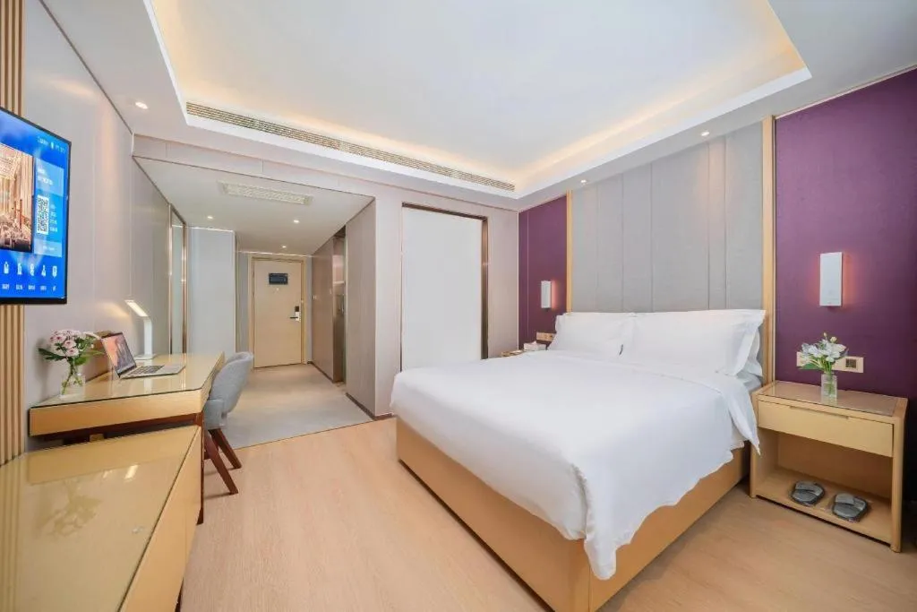 Bed in Lavande Hotels Guangzhou Baiyun Avenue North Metro Station