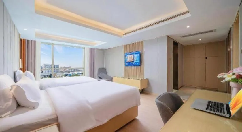 Bed in Lavande Hotels Guangzhou Baiyun Avenue North Metro Station