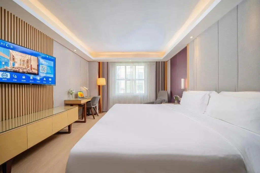 Bed in Lavande Hotels Guangzhou Baiyun Avenue North Metro Station