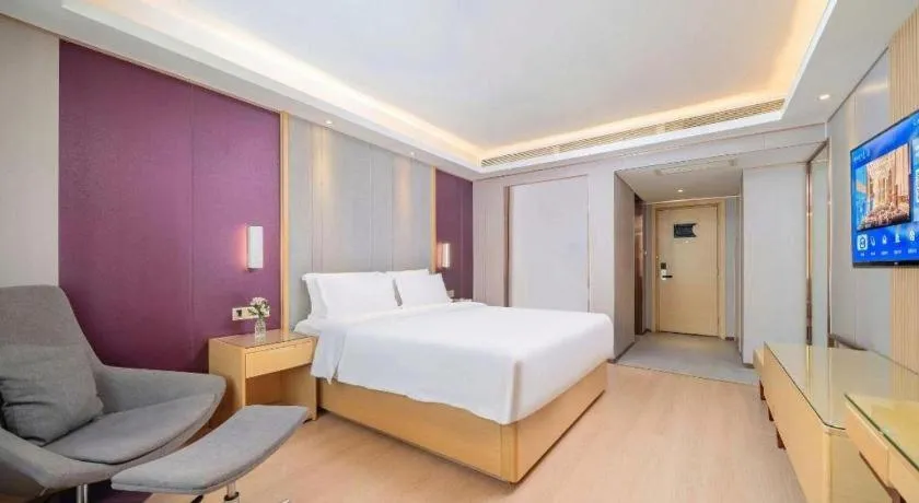 Bed in Lavande Hotels Guangzhou Baiyun Avenue North Metro Station