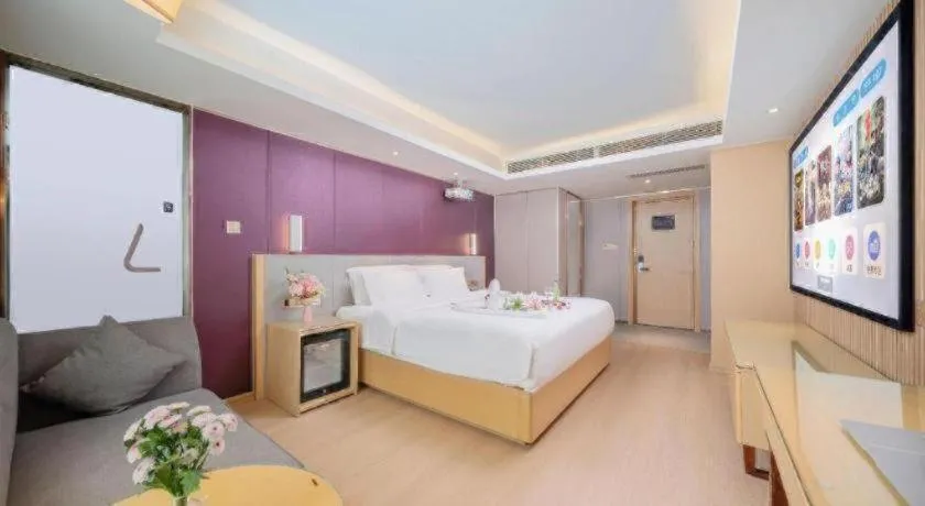 Bed in Lavande Hotels Guangzhou Baiyun Avenue North Metro Station