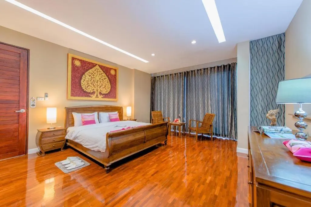 Bed in Dream Luxury Chiang Mai Pool Villa