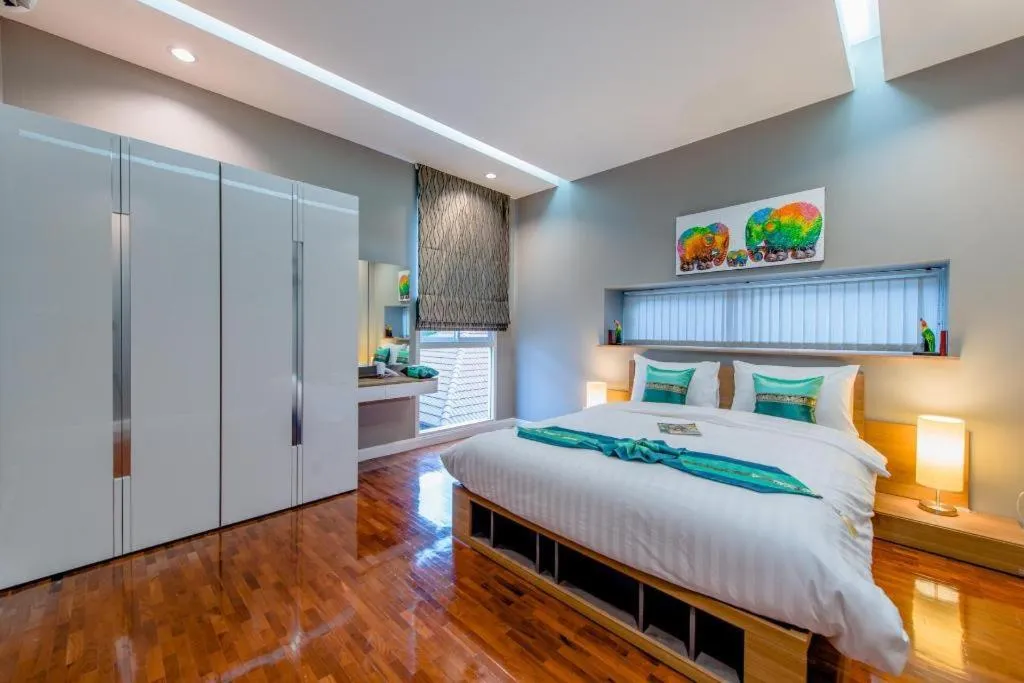 Bed in Dream Luxury Chiang Mai Pool Villa