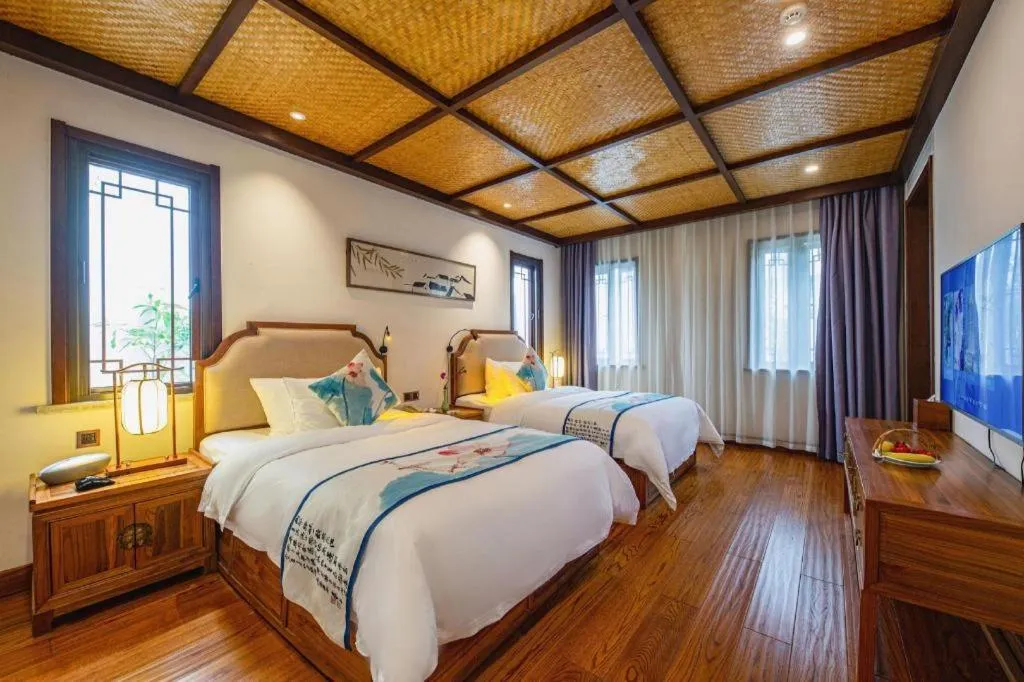 Bed in Maison New Century Nanxun Huzhou